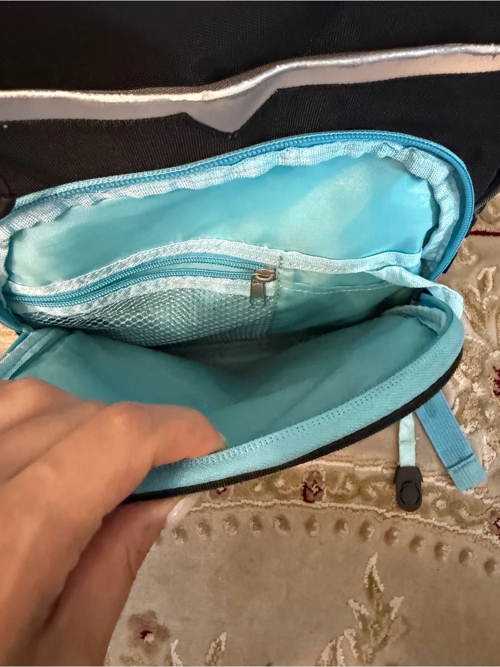 Kid’s Black & Blue Custom Engine Backpack
